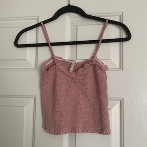 Pink Crop Top Size S